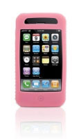 Griffin FlexGrip Silicone Case with Screen Protection for iPhone 3G - Pink (EF (6258-IP2FGP)